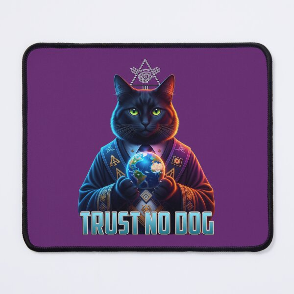 Item preview, Illuminati Cat - Trust No Dog - Secret Society Feline designed and sold by Valeriia_Isaieva.