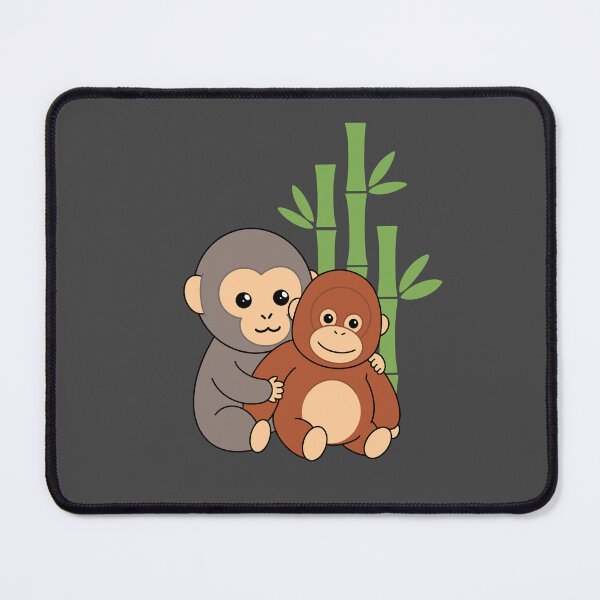 Item preview, Punch the monkey and his plushie orangutan designed and sold by StokyoDuck.