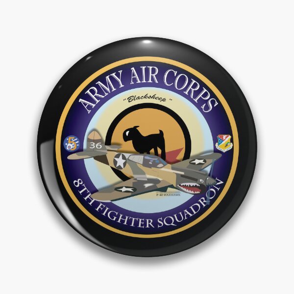 Item preview, AAC - P-40 Warhawk - 49th FG - 8th Fighter Group X 300 designed and sold by Military Insignia Products.