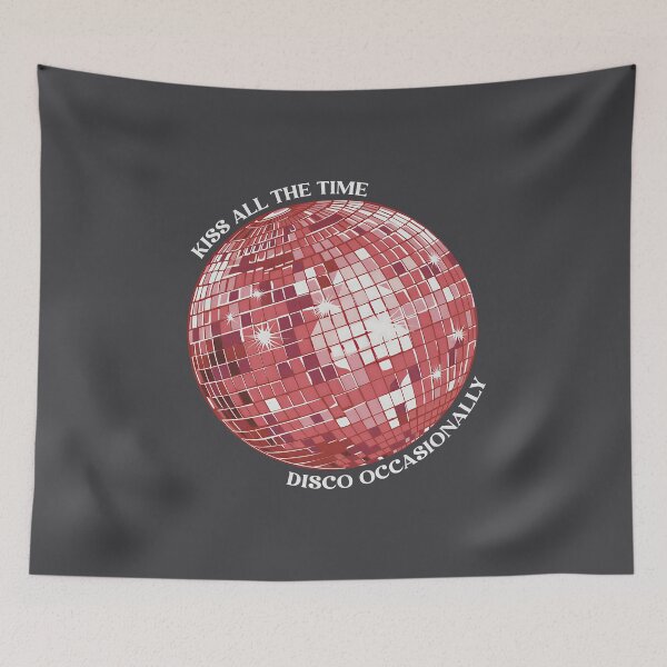Item preview, Kiss All The Time Disco Occasionally Shirt, Retro Disco Ball Humor Tee designed and sold by ZWITABLDIYA.