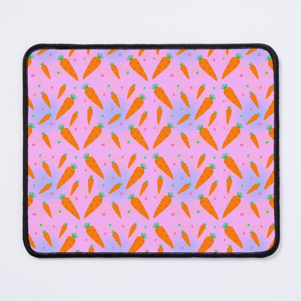 Item preview, Cute Carrot Pattern | Kawaii Orange Carrots with Pink Hearts | Pastel Easter Bunny Aesthetic Seamless Design ?? designed and sold by Courts-Cooks.