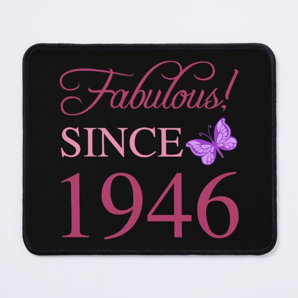 Item preview, Fabulous Since 1946 80th Birthday For Women designed and sold by thepixelgarden.