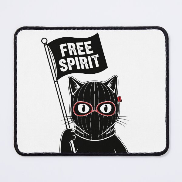 Item preview, Free Spirit Rebel Cat - Balaclava Neon Mask designed and sold by Valeriia_Isaieva.
