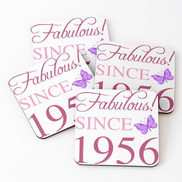 Item preview, Fabulous Since 1956 70th Birthday For Women designed and sold by thepixelgarden.
