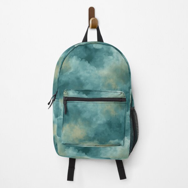 Item preview, Teal Atmospheric Abstract Cloud Seamless Pattern designed and sold by Moisky Patterns.
