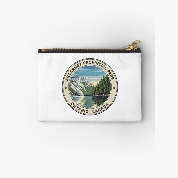 Item preview, Killarney Ontario - Killarney Provincial Park Retro Nature Badge designed and sold by JessArty ⭐⭐⭐⭐⭐.