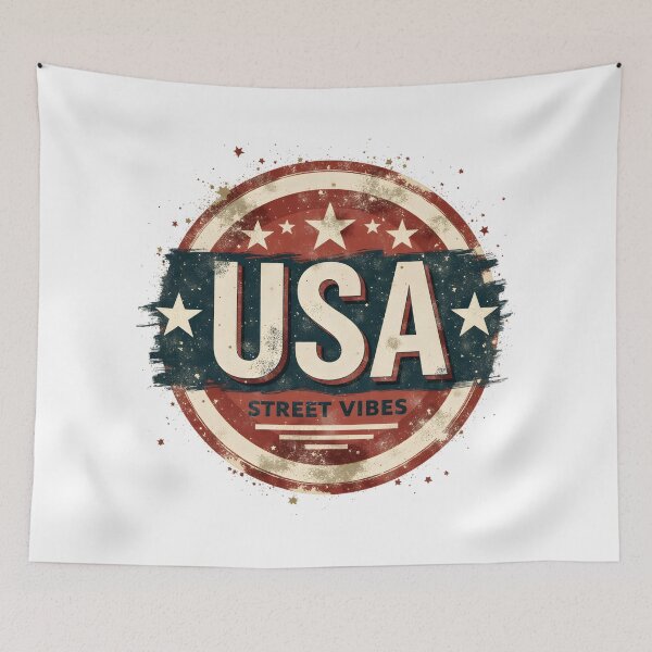 Item preview, USA Street Vibes Shirt – Urban Graffiti Patriotic Design designed and sold by relso.