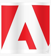 Adobe Simple Logo Poster