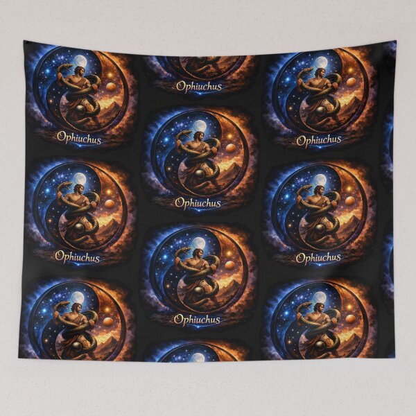 Item preview, Ophiuchus -Zodiac starsign, inside an yin-yang 13th sign,Nov 29-Dec 17 designed and sold by FireOrchid.