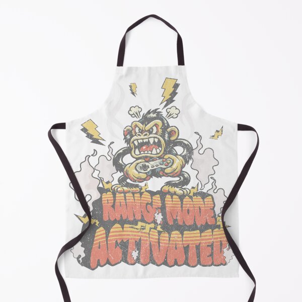 Item preview, Rage Mode Activated – Funny Angry Gamer Monkey Cartoon designed and sold by Proto Lab Studio.
