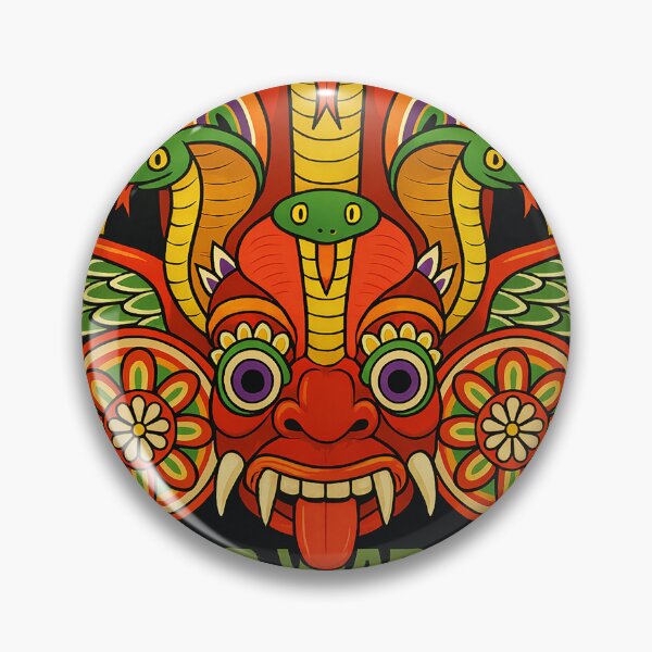 Item preview, Traditional Demon Mask Dark Art designed and sold by WOLFFOLINS.