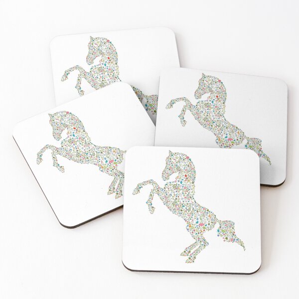 Artikelvorschau, Blumenpferdesilhouette – Von der Natur inspirierte Pferdeillustration entworfen und verkauft von AlisaArtDecor.