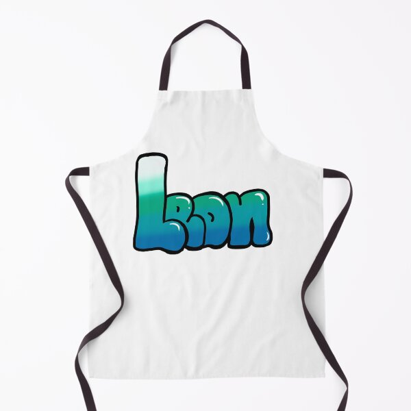 Item preview, Leon name in Aqua blue graffiti calligraphy Top 10 unique personalized gifts for boys and men named Leon designed and sold by Artonmytee.