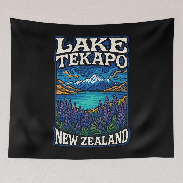 Item preview, Lake Tekapo New Zealand designed and sold by TomFrontierArt.