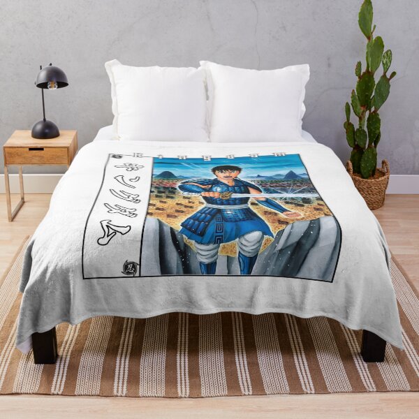 Item preview, Dark Strategist Blue-Armored Warrior – Epic Anime Hero Illustration designed and sold by lamiarte.