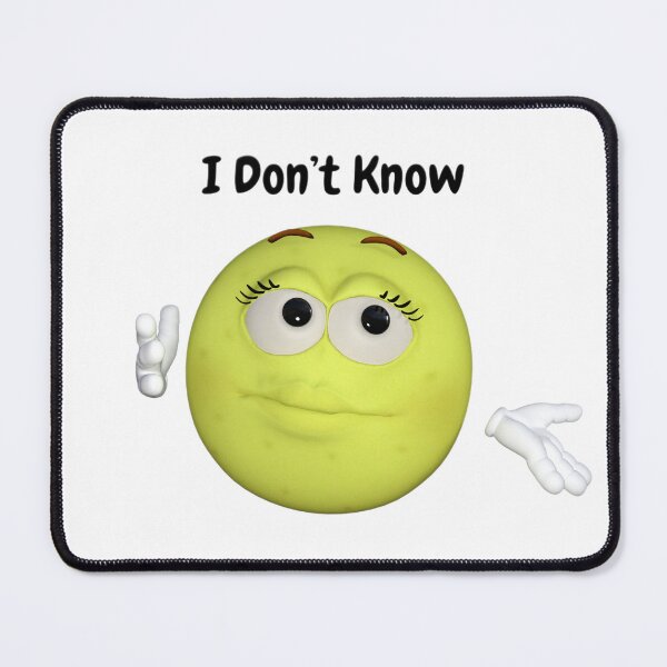 Item preview, Confused Emoji – I Don’t Know Funny Expression designed and sold by SumeetCreativeArt.