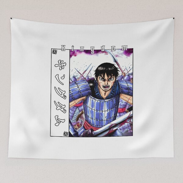 Item preview, Dark Strategist Blue-Armored Warrior – Epic Anime Hero Illustration designed and sold by lamiarte.