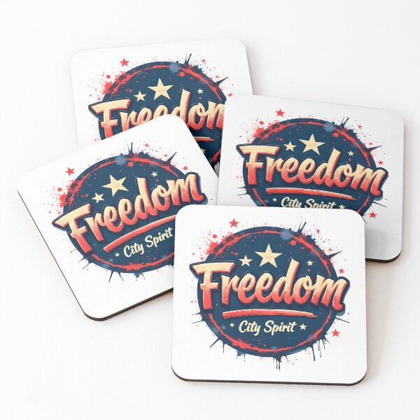 Item preview, Freedom City Spirit Shirt – Urban Graffiti Patriotic Design designed and sold by relso.