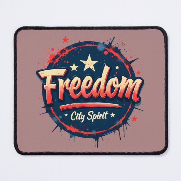 Item preview, Freedom City Spirit Shirt – Urban Graffiti Patriotic Design designed and sold by relso.