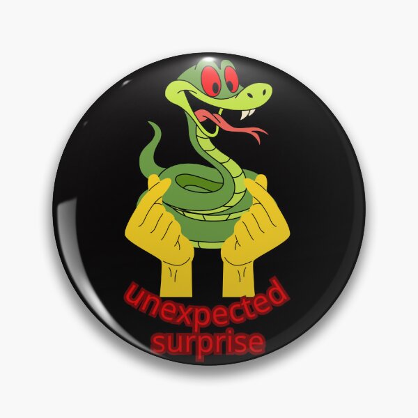 Item preview, Unexpected Surprise Funny Snake Cartoon designed and sold by Tadeusz1.