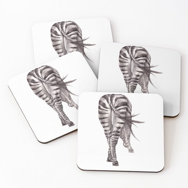Item preview, Realistic Zebra Watercolor – Artistic Wildlife Zebra Painting designed and sold by AlisaArtDecor.