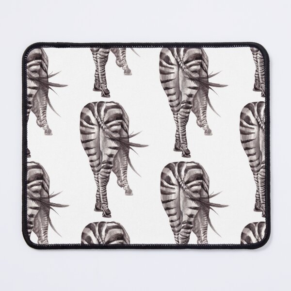 Item preview, Realistic Zebra Watercolor – Artistic Wildlife Zebra Painting designed and sold by AlisaArtDecor.