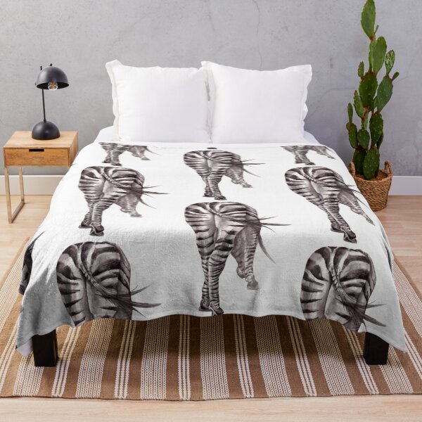 Item preview, Realistic Zebra Watercolor – Artistic Wildlife Zebra Painting designed and sold by AlisaArtDecor.