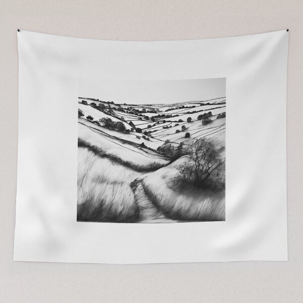 Item preview, Northern Yorkshire moors designed and sold by Island Art Studios.
