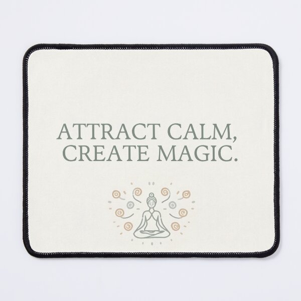 Item preview, Calm Attraction Minimal Sticker Design | Positive Energy Manifestation designed and sold by CosmicQuietLab.