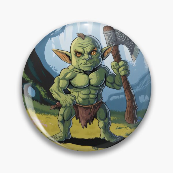 Item preview, Goblin lumberjack. designed and sold by MyHappyArtShop.