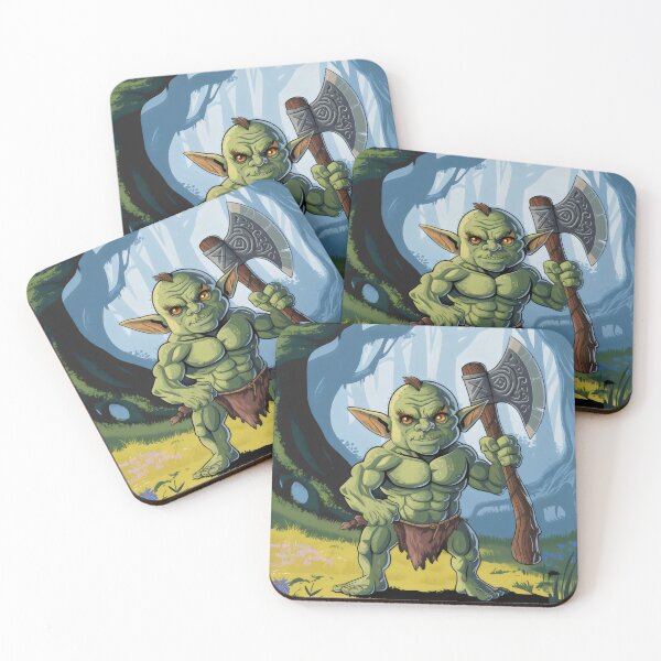 Item preview, Goblin lumberjack. designed and sold by MyHappyArtShop.