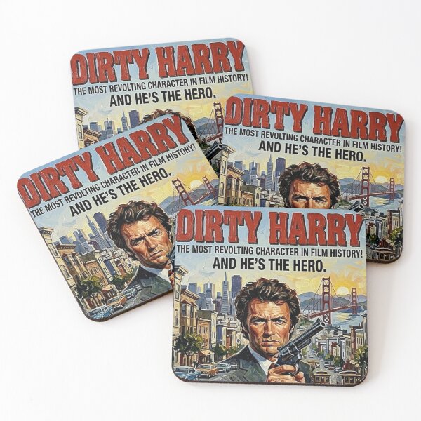 Item preview, The Enforcer: Clint Eastwood Dirty Harry San Francisco Impasto designed and sold by Art's Diner.