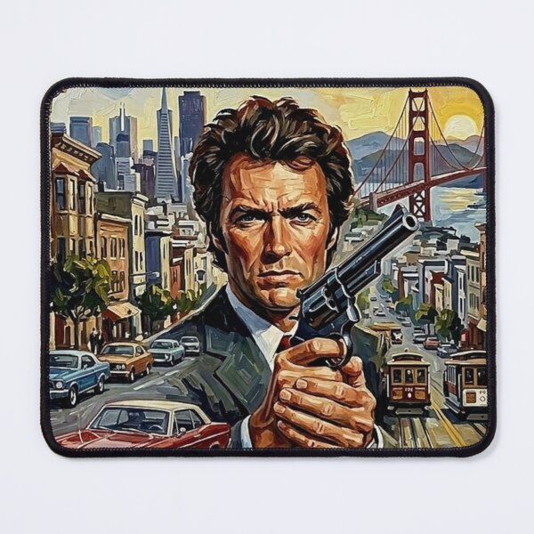 Item preview, The Enforcer: Clint Eastwood Dirty Harry San Francisco Impasto designed and sold by Art's Diner.
