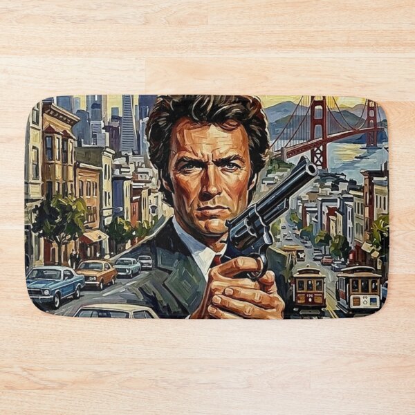 Item preview, The Enforcer: Clint Eastwood Dirty Harry San Francisco Impasto designed and sold by Art's Diner.