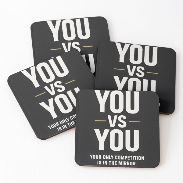 Item preview, You VS You Motivational Basketball Poster, Your Only Competition Is In The Mirror, Gym Wall Art Print designed and sold by GoldenVerseArt.