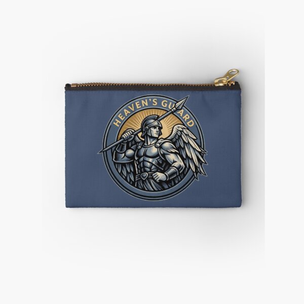Item preview, Heaven's Guard Cherub Warrior Emblem – Celestial Spear Angel Vintage Heraldic Design designed and sold by SilentPowerArt.