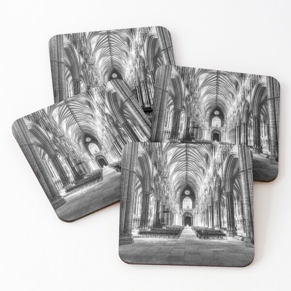 Item preview, Lincoln Cathedral Gothic Nave in Black and White designed and sold by Paul Thompson Photography.