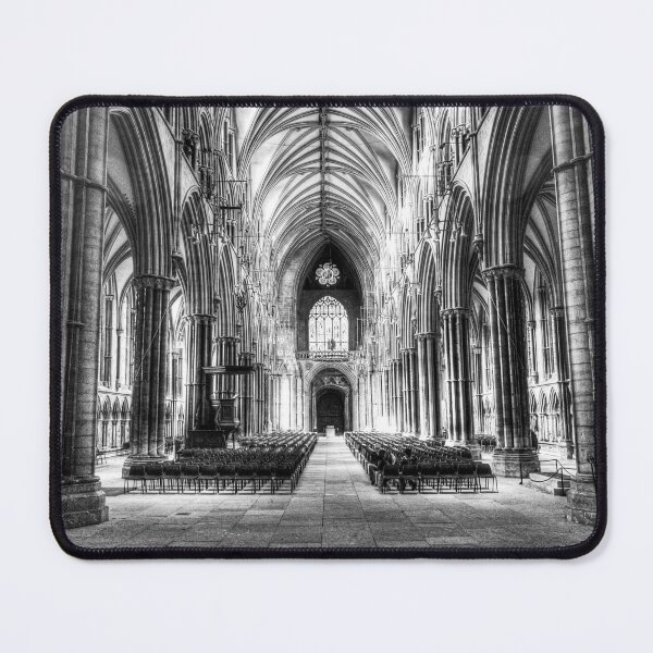 Item preview, Lincoln Cathedral Gothic Nave in Black and White designed and sold by Paul Thompson Photography.