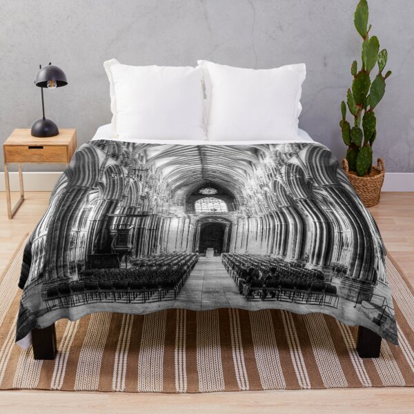 Item preview, Lincoln Cathedral Gothic Nave in Black and White designed and sold by Paul Thompson Photography.
