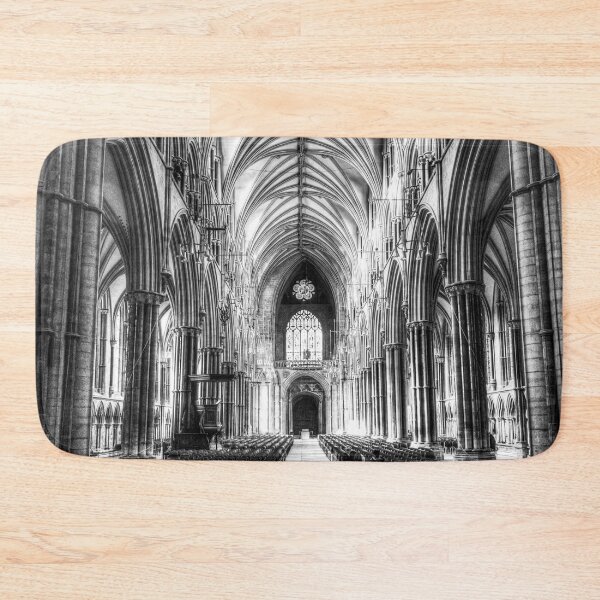 Item preview, Lincoln Cathedral Gothic Nave in Black and White designed and sold by Paul Thompson Photography.