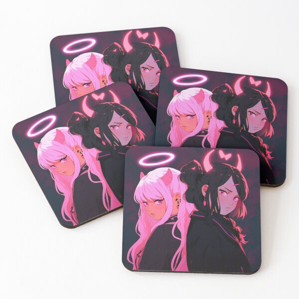 Item preview, Dark Aesthetic Anime Angel vs Devil designed and sold by madkiitten.
