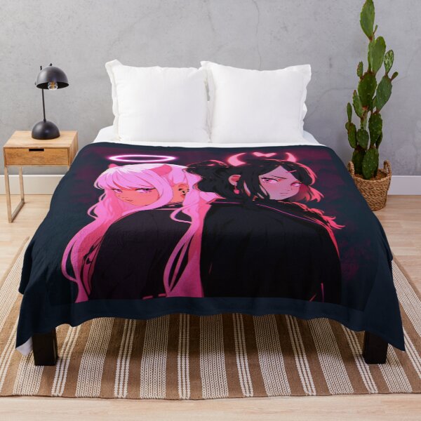 Item preview, Dark Aesthetic Anime Angel vs Devil designed and sold by madkiitten.