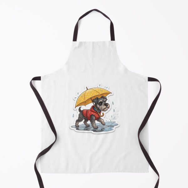 Item preview, Schnauzer in rain designed and sold by GIR .