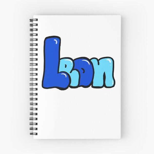 Item preview, Leon name in Blue shades graffiti calligraphy Top 10 unique personalized gifts for boys and men named Leon designed and sold by Artonmytee.