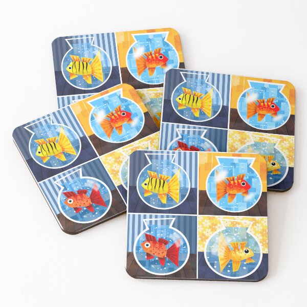 Item preview, Colourful Fish in Goldfish Bowls  designed and sold by Andrew  Hitchen.