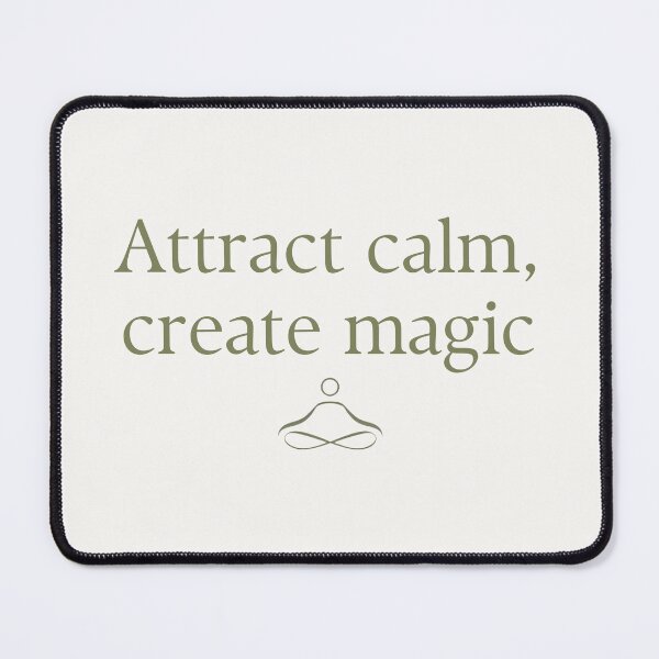 Item preview, Attract Calm Sticker Design | Law of Attraction | Positive Energy Manifestation designed and sold by CosmicQuietStudio.
