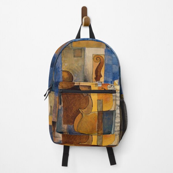 Item preview, Cubist Violin Abstract Wall Art – Modern Music Collage designed and sold by art2print.