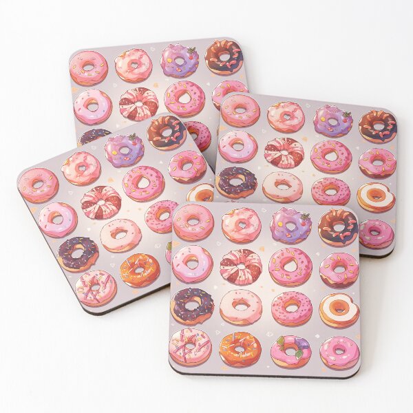 Item preview, Sweet donut pattern food design designed and sold by madkiitten.