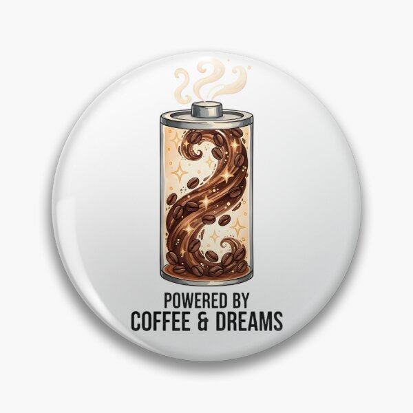 Item preview, Powered by Coffee and Dreams - Magic Battery Energy designed and sold by Valeriia_Isaieva.