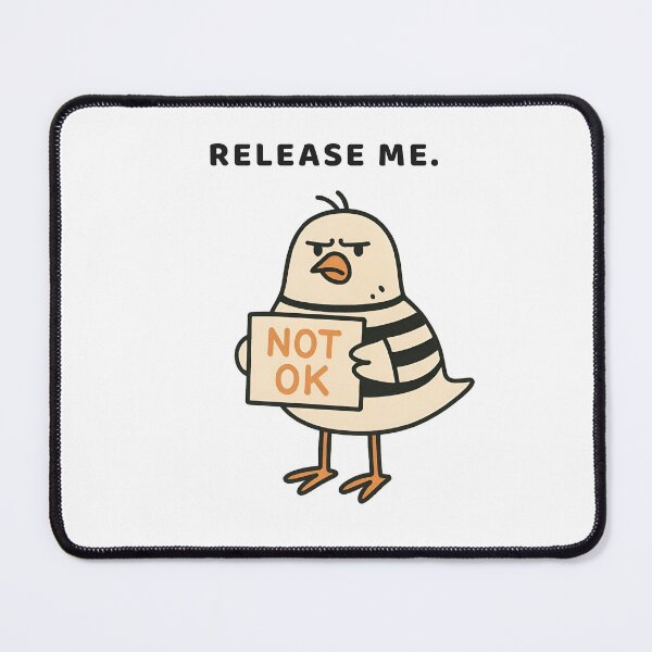 Item preview, Funny Mugshot Doodle – RELEASE ME | Funny Friday Mood designed and sold by WorkXPlay.